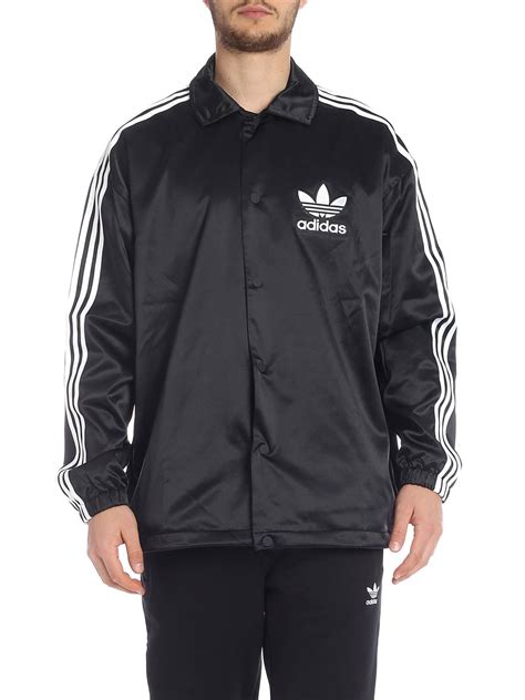 mens adidas original coach jacket|Adidas long puffer jacket men's.